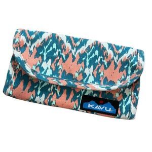 KAVU Big Spender Beach Paint Tri Fold Magnetic Snap Wallet Boho Western